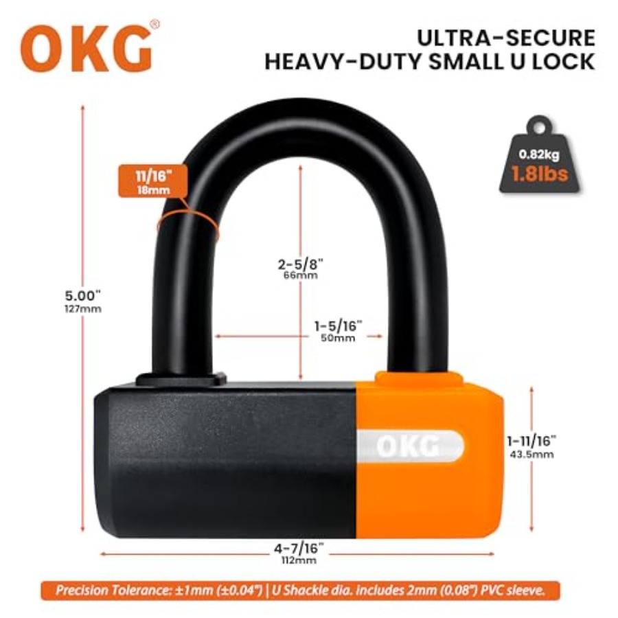 OKG Heavy Duty Small U Lock 18 - U Lock Heavy Duty 评论和价格