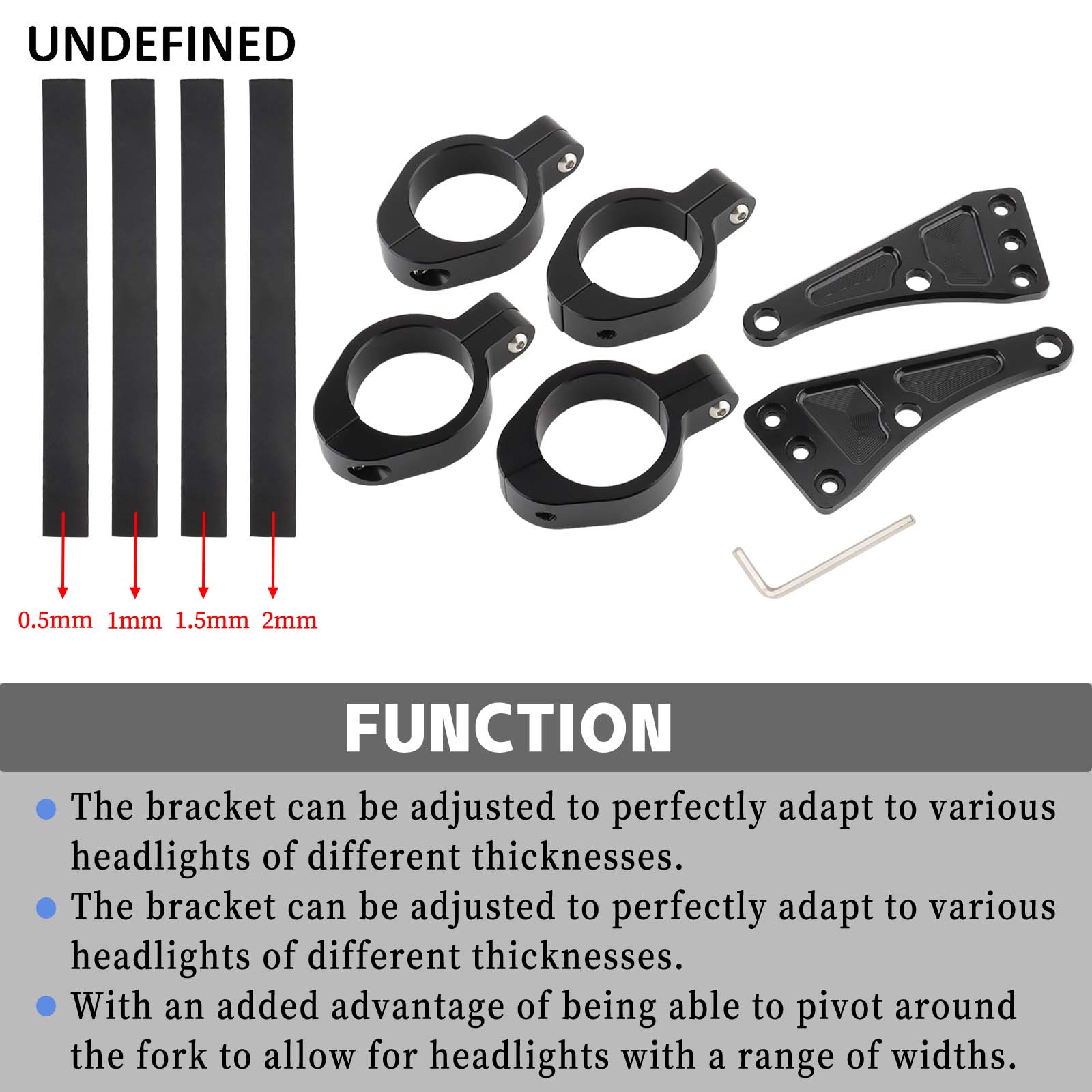 33mm-58mm Headlight Bracket Mo - Cycling In City 评论和价格