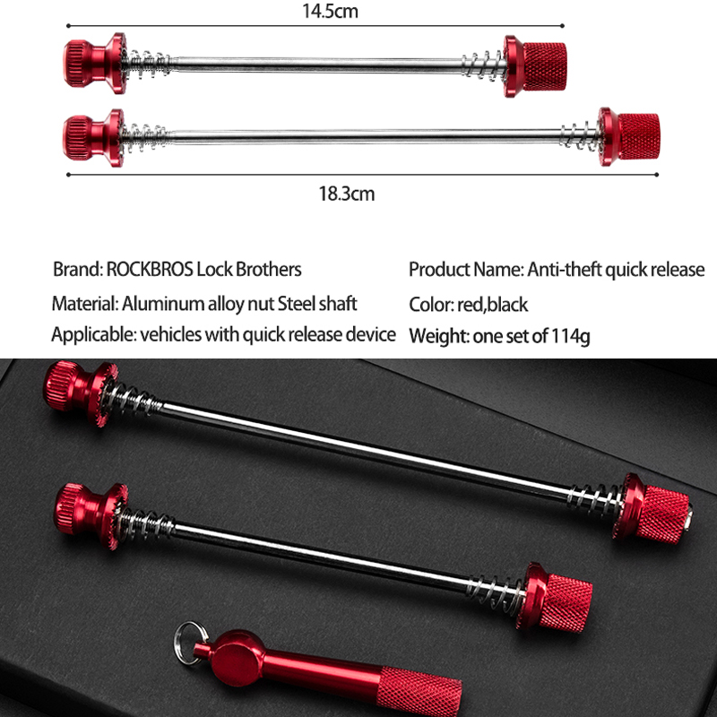 ROCKBROS Bike Quick Release Bi - Dynamo Hub Front 评论和价格