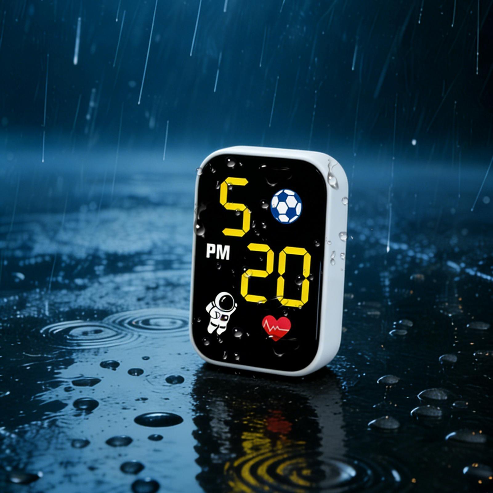 Motorbike Digital Clock Small  - Cycling In City 评论和价格
