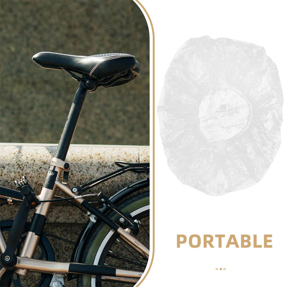 100Pcs Waterproof Saddle Cover - Cycling Commute In Rain 评论和价格