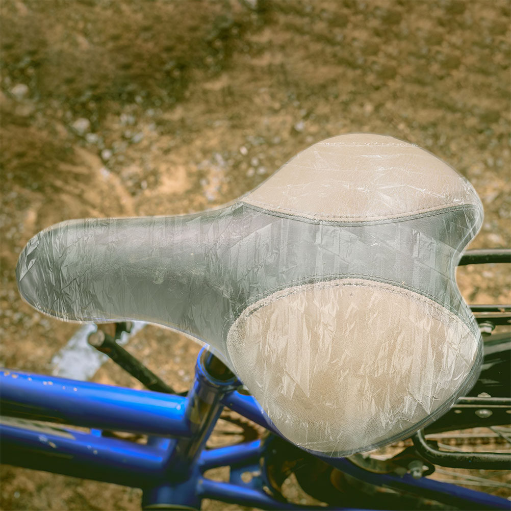 100Pcs Waterproof Saddle Cover - Cycling Commute In Rain 评论和价格