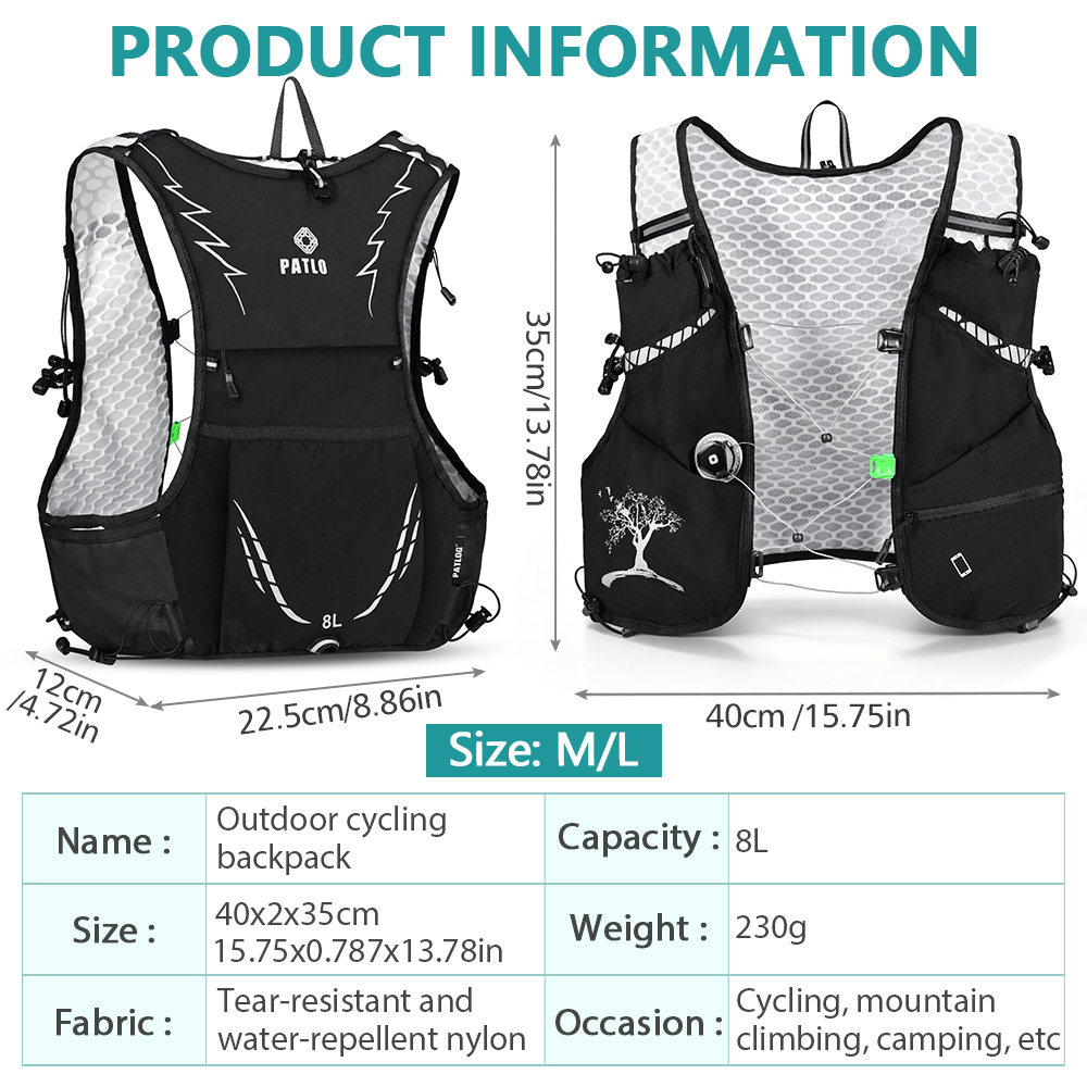 2026 New 8L Outdoor Trail Runn - Cycling Commute Backpack 评论和价格