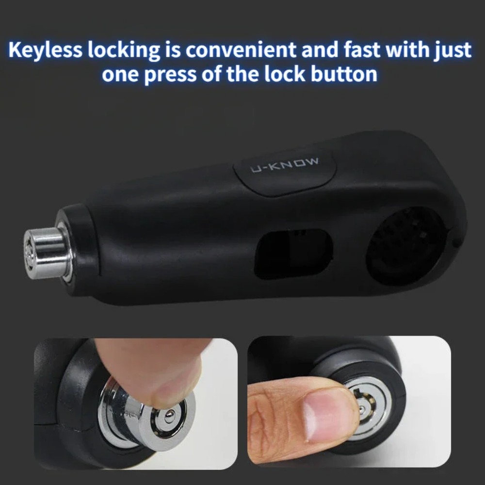 110dB Motorcycle Handlebar Ala - Commuter Bike Lock 评论和价格