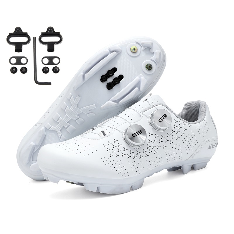 Mtb Cycling Shoes Man Cleats S - Cycling Commuter Shoes 评论和价格