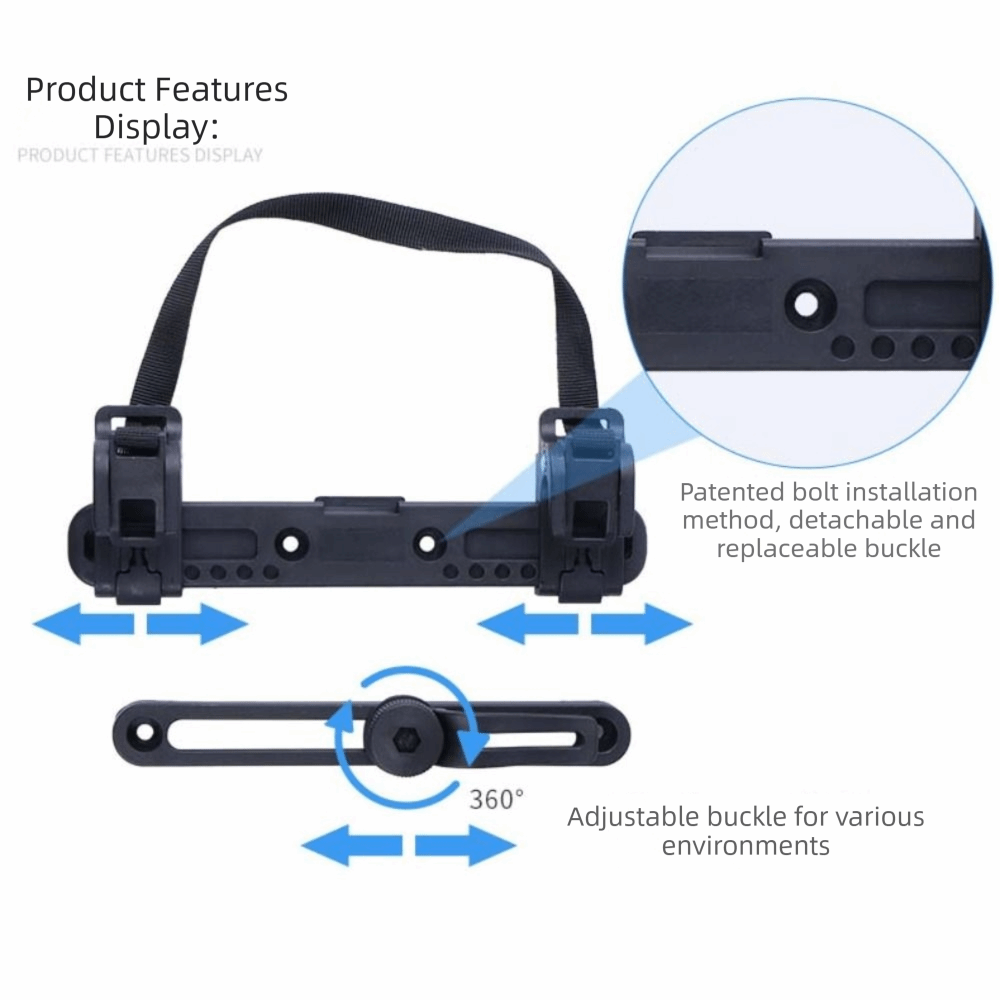 Adjustable Bike Bag Buckle Pan - Cycling Journey 评论和价格