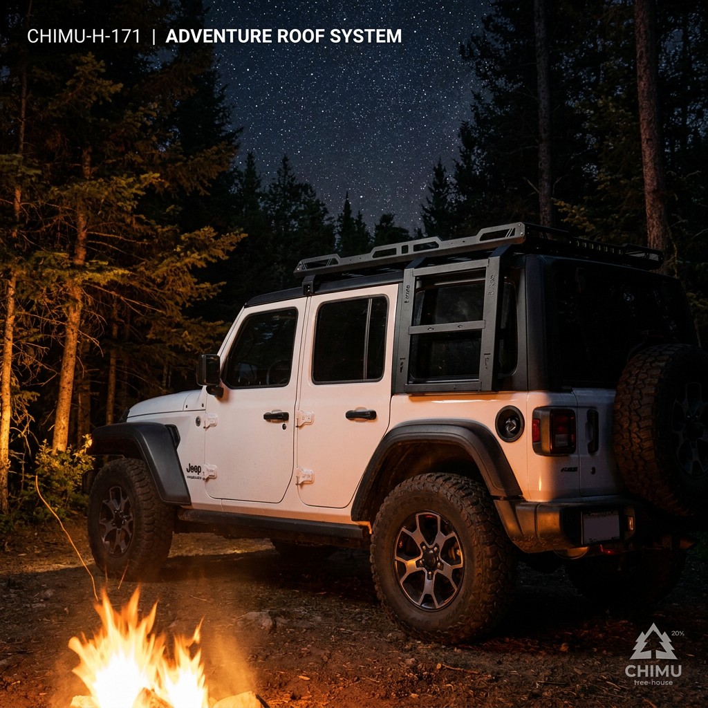 【CHIMU HOME】 for Wrangler JL J - Cargo Rack Aluminum 评论和价格