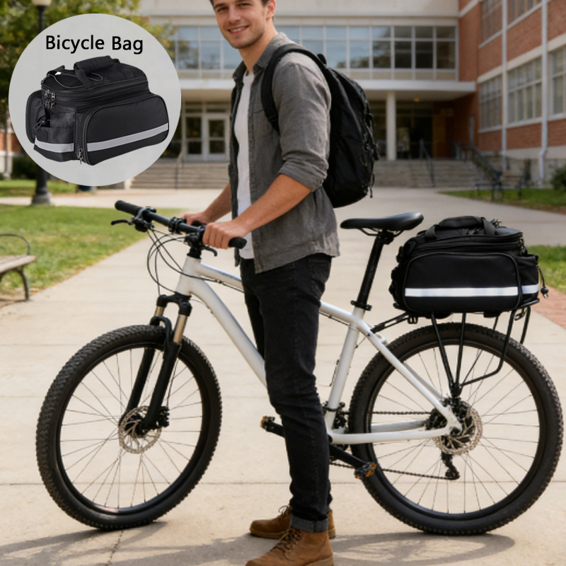 1pcs Bicycle Trunk Bag Bike Re - Cycling Commute In Rain 评论和价格