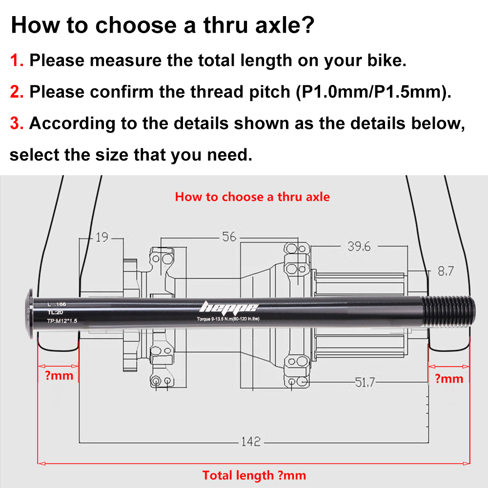 HEPPE MTB Road Bike Thru Axle  - Dynamo Hub Front 评论和价格