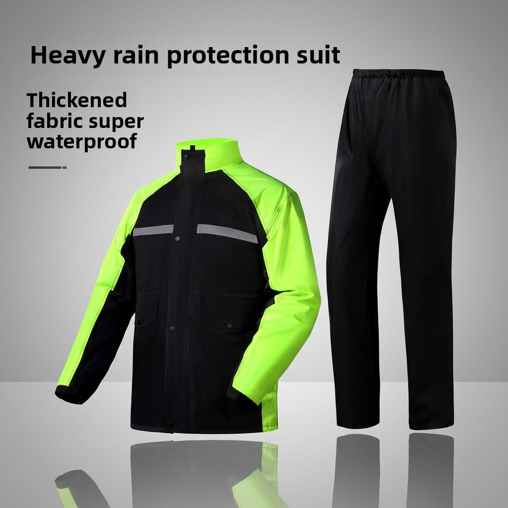 Heavy Duty Motorcycle Rain Sui - Cycling Commuter Rain Jacket 评论和价格