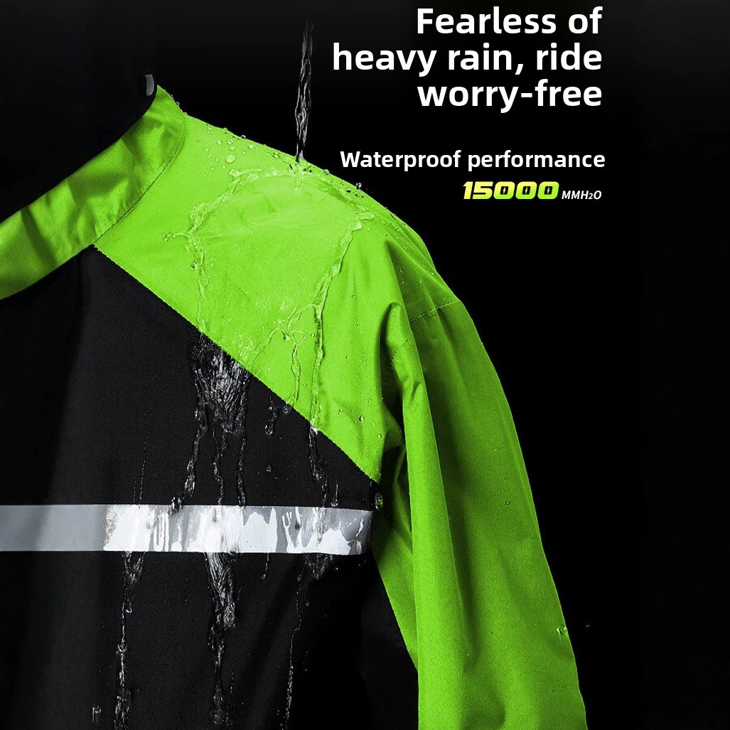 Heavy Duty Motorcycle Rain Sui - Cycling Commuter Rain Jacket 评论和价格